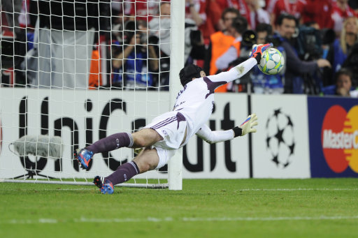 Chelsea and Bayern are all level on penalties