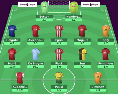 FPL GW30+ team