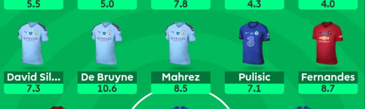 FPL GW33+ Free Hit Team Midfielders