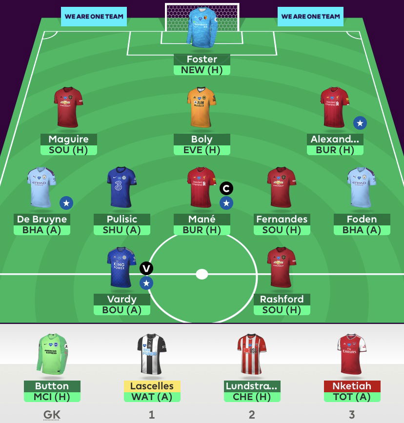 FPL GW35+ Team
