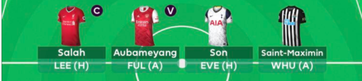 FPL GW 1 ALLABOUTFPL Scout Team: Midfielders