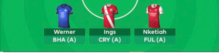 FPL GW 1 ALLABOUTFPL Scout Team: Forwards