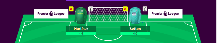 FPL GW5 Wildcard: Goal Keepers