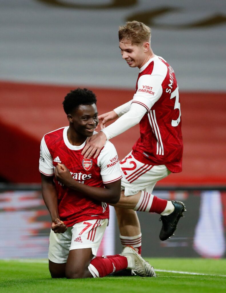 Saka and Smith Rowe FPL GW18 Differential pick 