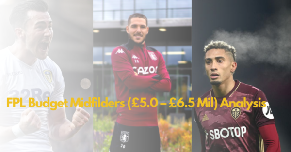 FPL Budget Midfielders (£5 – £6.5Mil) Analysis For 2021/22 Season