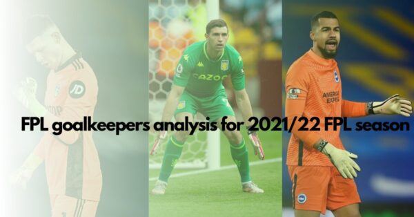 FPL GoalKeepers for 2021/22 FPL season