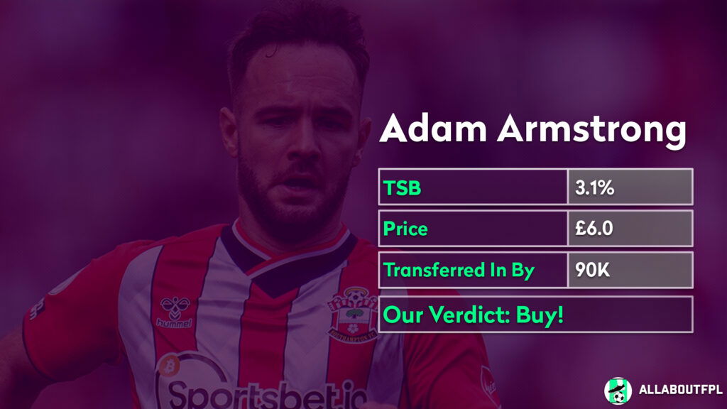 FPL Gameweek 3 Analysis ~ Players to buy, Adam Armstrong
