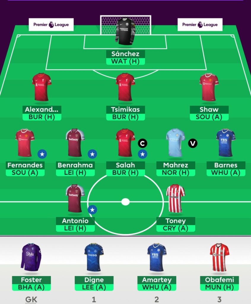 FPL Gameweek 2 team reveal ~ Osama FPL