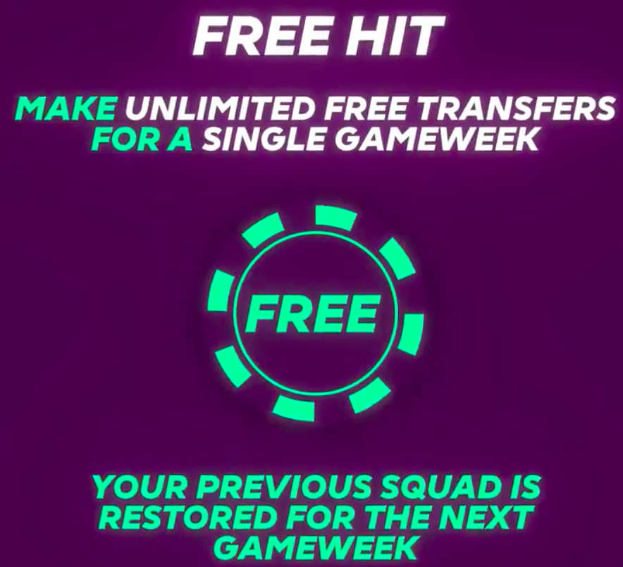 FPL free hit chip strategy for the 2021/22 FPL Season