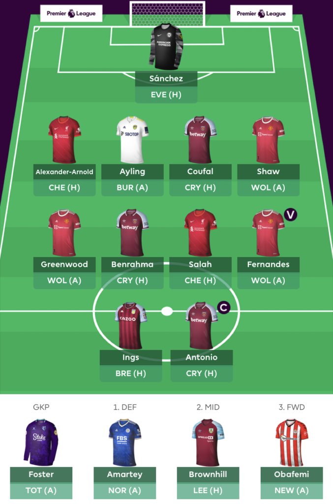 FPL Gameweek 3 Team Reveal
