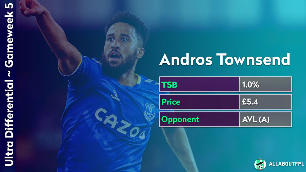 FPL GW5 Differentials ~ Andros Townsend 