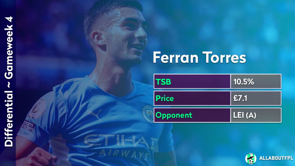 FPL GW4 Differentials ~ Ferran Torres
