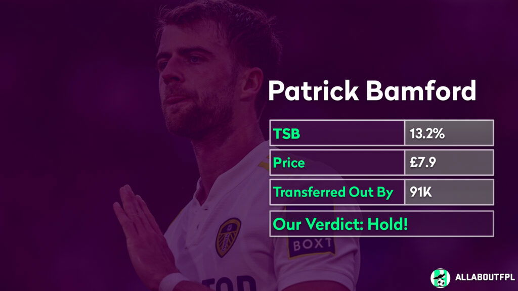 FPL Gameweek 5 Analysis - Players To ~ Hold ~ Patrick Bamford