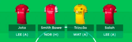 FPL GW4 wildcard ~ Midfielders 