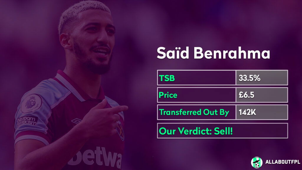 FPL GW10 Analysis ~ Players to sell ~ benrahma  