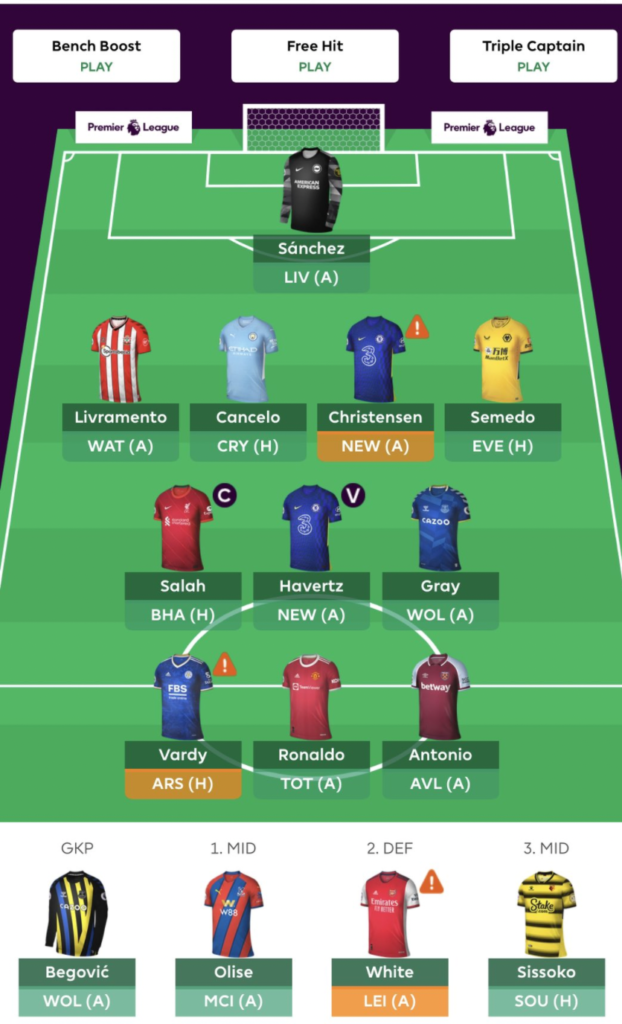 FPL GW10 Team Reveal