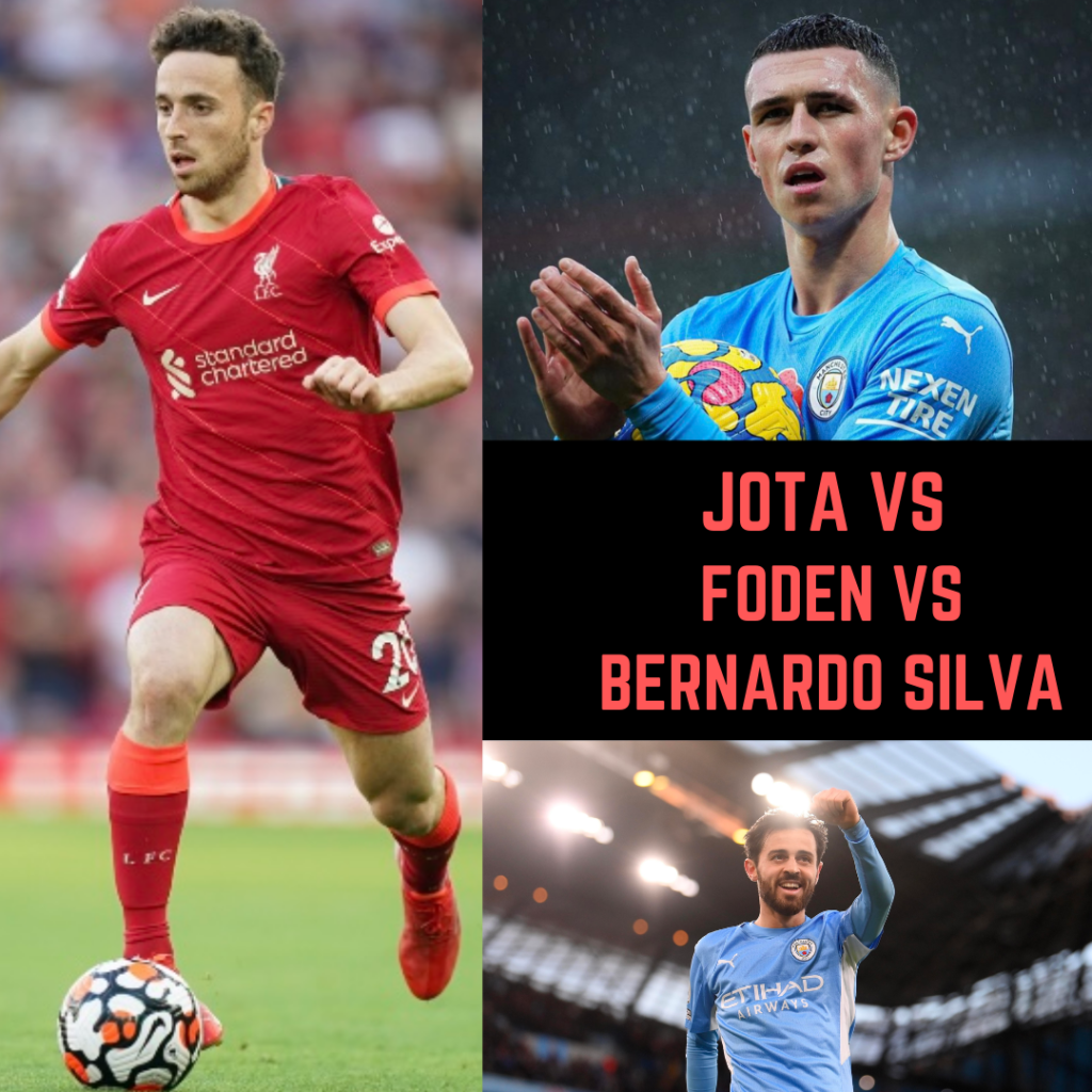 Jota (7.5m) Vs Foden (8.3m) Vs Bernardo (7.2m) ~ FPL GW13 Player Comparisons 