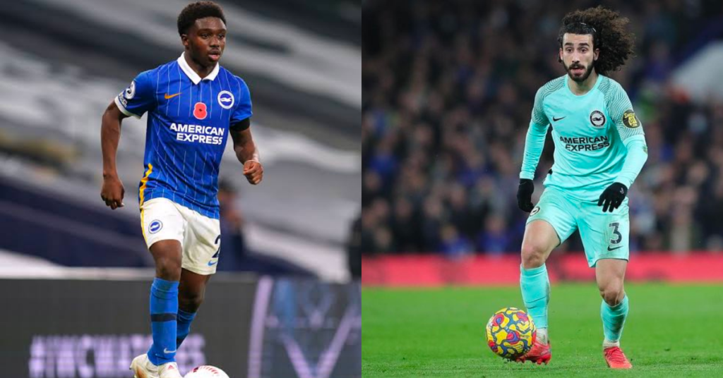 fpl GW21 player comparison ~ Lamptey (£4.5m) vs Cucurella (£5m)