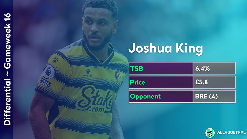 FPL GW16 Differential Picks ~ King
