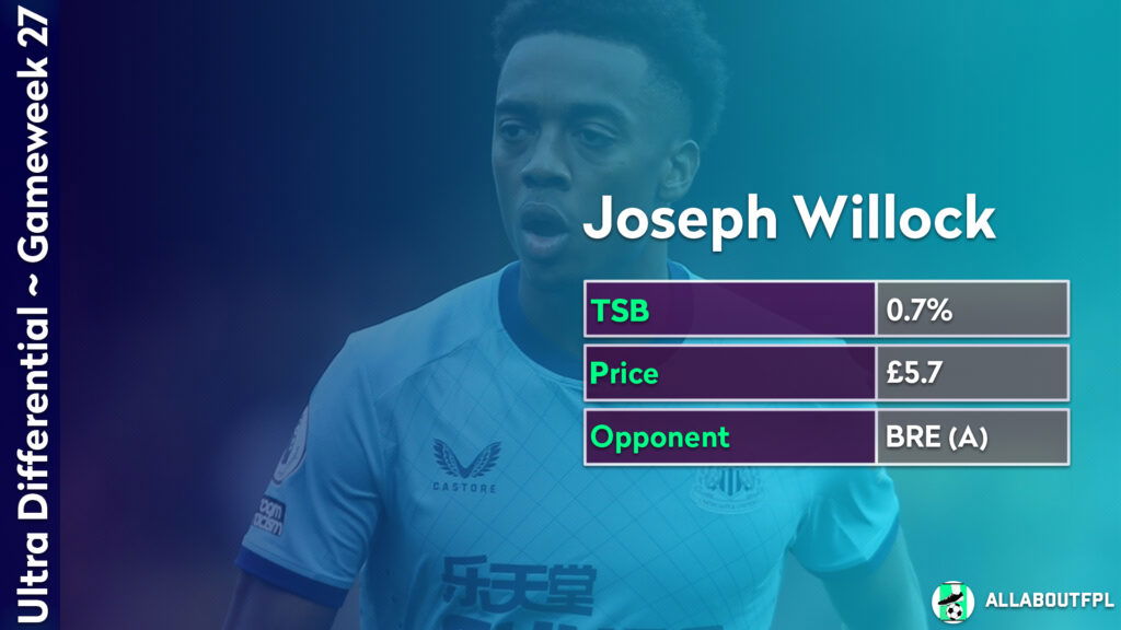 FPL GW27 Differential Picks ~ Joe Willock