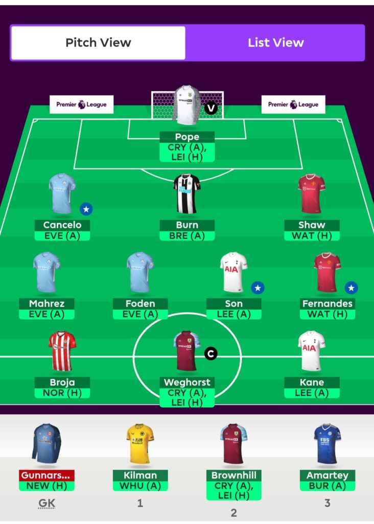 FPL GW27 Free Hit Draft