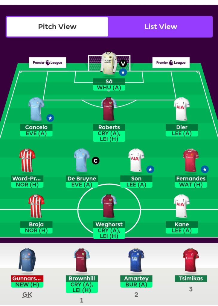 FPL GW27 Free Hit Draft