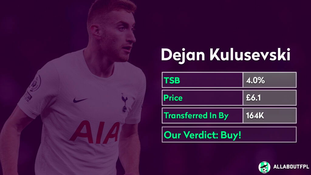 FPL Gameweek 29- Kulusevski