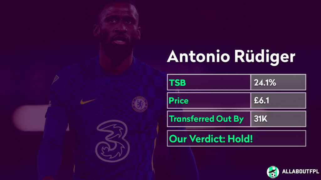 FPL Gameweek 30- Rudiger
