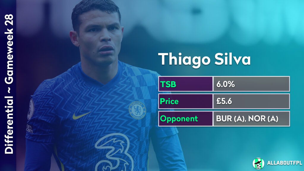 FPL GW28 Differentials ~ Thiago Silva