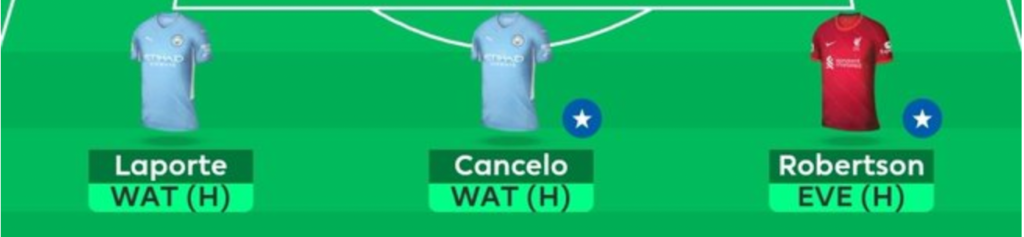 
Defenders in our FPL GW34 Scout Squad: