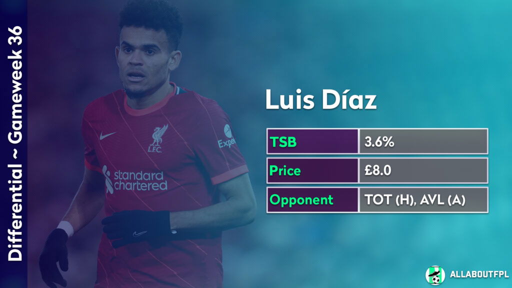 FPL GW36 Differential Picks ~ Luis Diaz