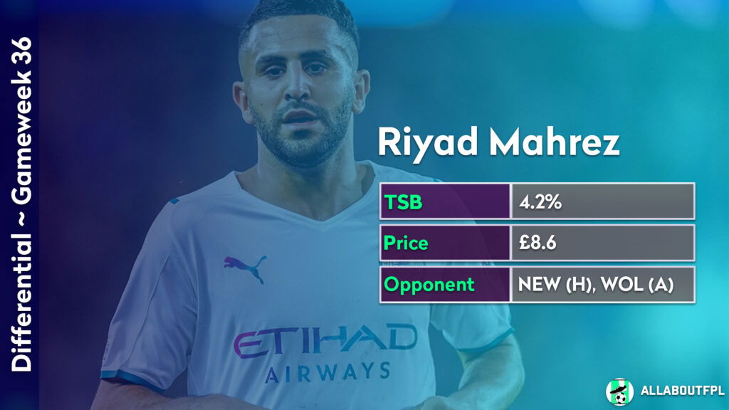 FPL GW36 Differential Picks ~ Mahrez