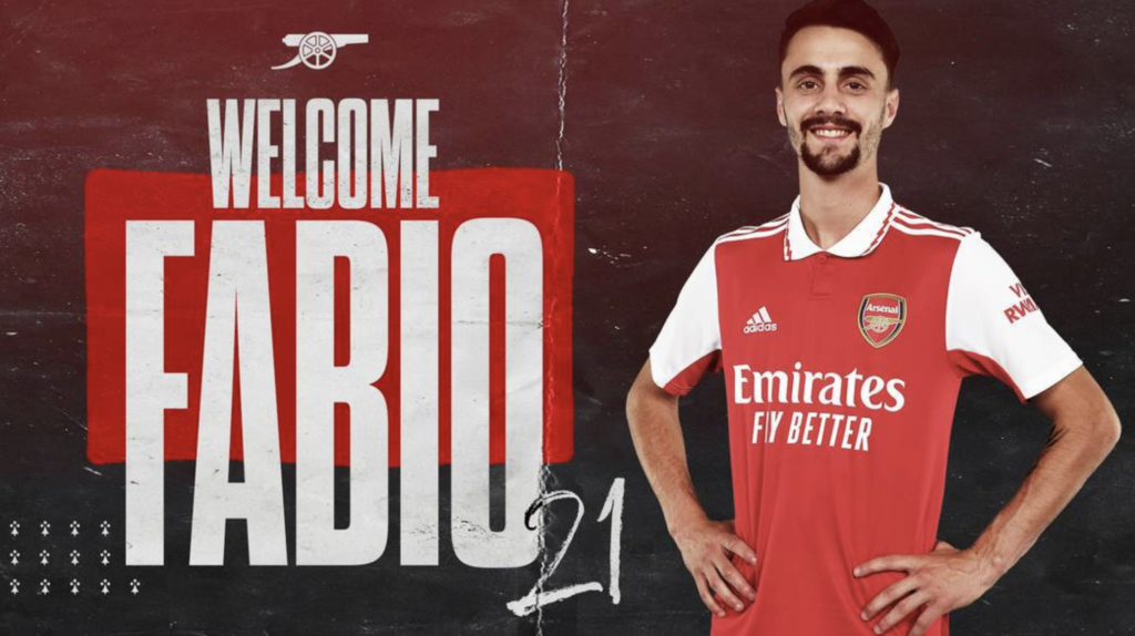 22/23 Premier League new signing for  Arsenal ~ Fabio Vieira from Porto