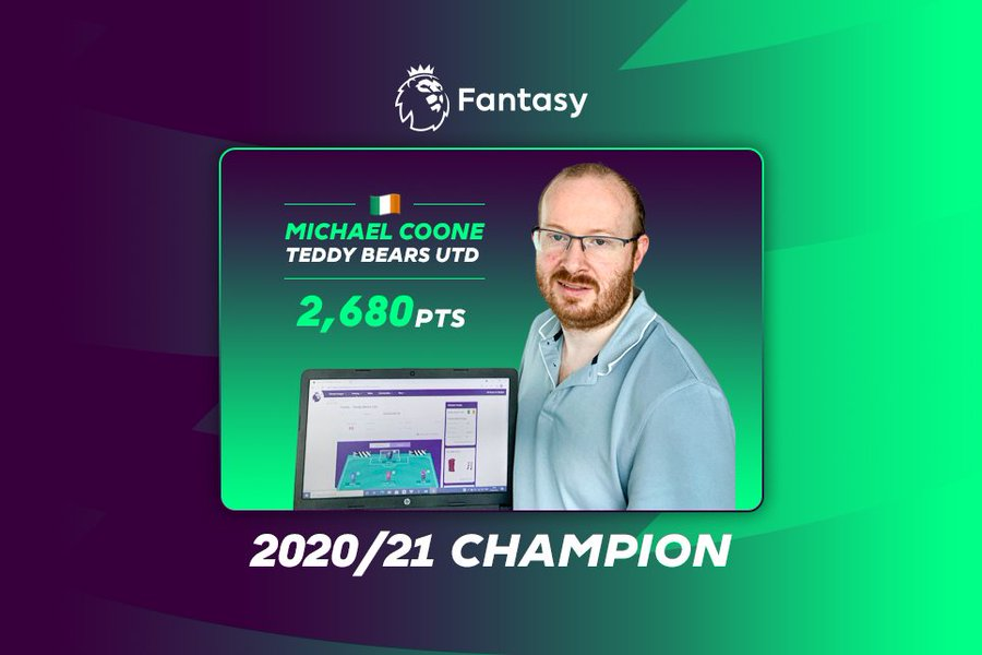 Michael Coone 20/21 FPL Winner