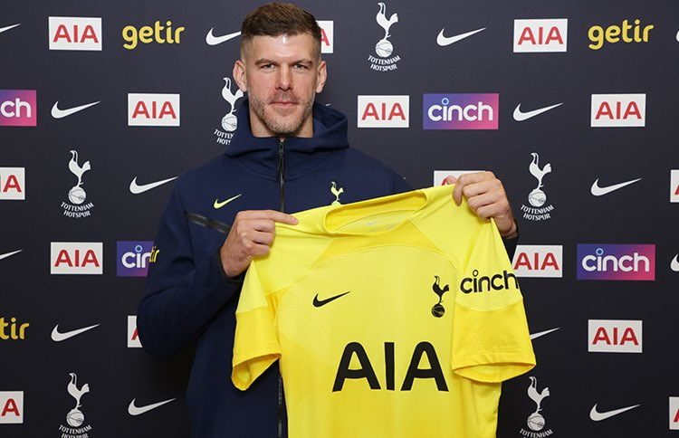 22/23 Premier League new signing for  Spurs ~ Fraser Foster