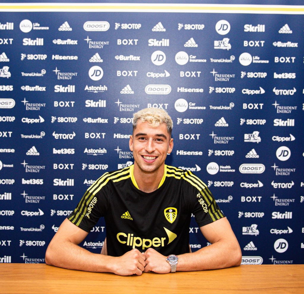 Marc Roca 22/23 Premier League new signing for Leeds from Bayern 