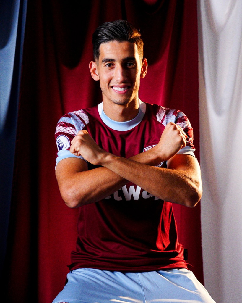22/23 Premier League new signing for  west ham ~ Nayef Aguerd from Stade Rennais 