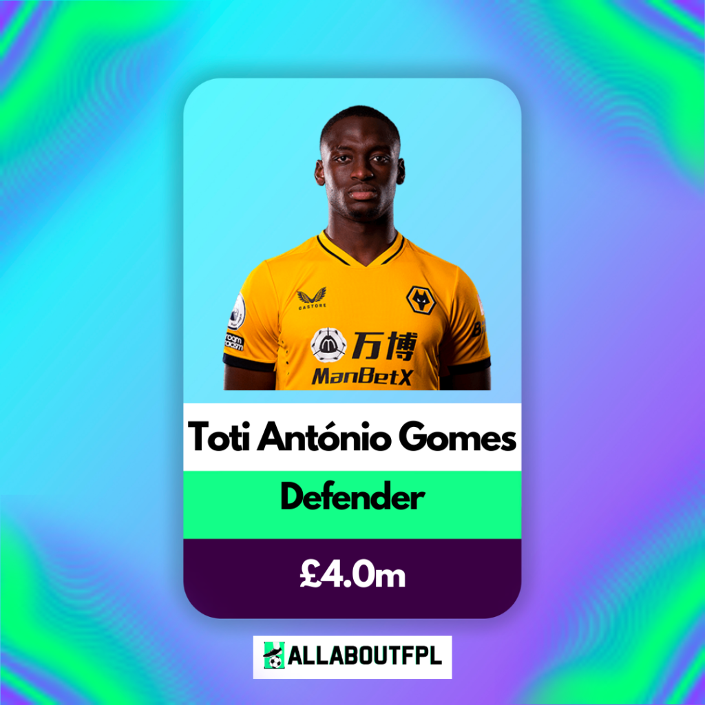 Best £4.0 FPL Defenders for 2022/23 season- Toti