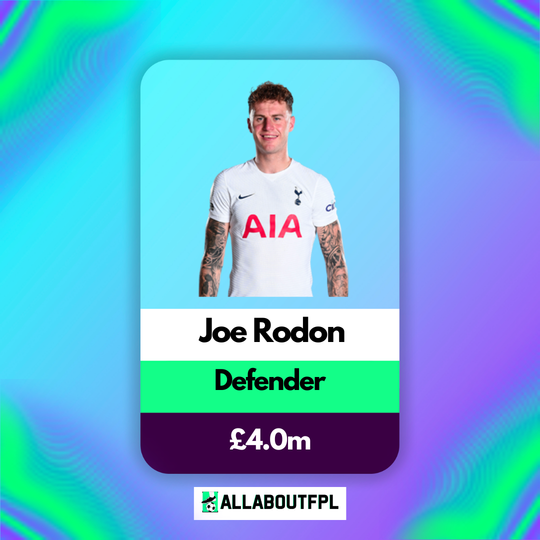 Best £4.0 FPL Defenders for 2022/23 season- Joe Rodon