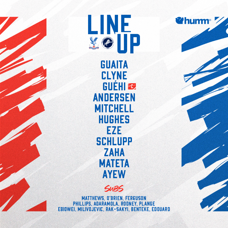 Crystal palace vs Milwall ~ 2022/23 pre season friendly lineup