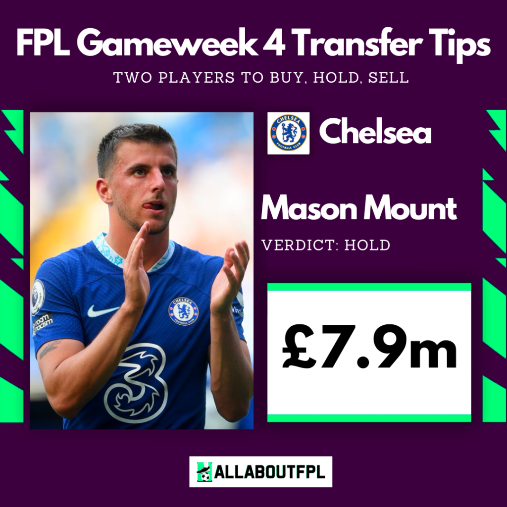 FPL Gameweek 4 Transfer Tips: Two players to HOLD- Mason Mount