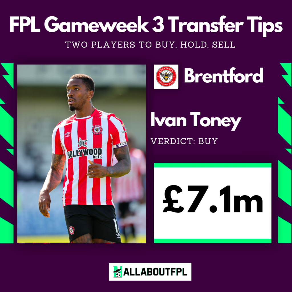 FPL Gameweek 3 Transfer Tips ~ players to BUY ~ Ivan Toney