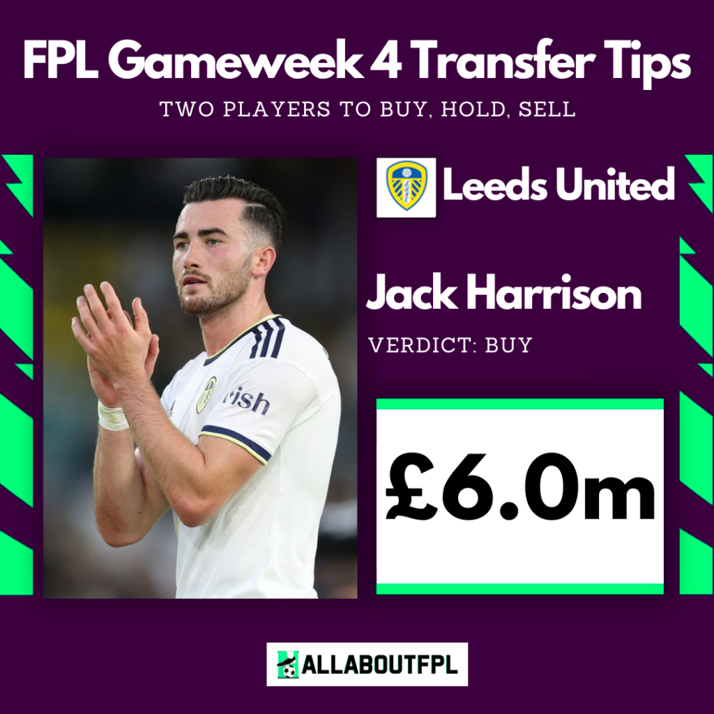 FPL Gameweek 4 Transfer Tips: Two players to BUY- Harrison