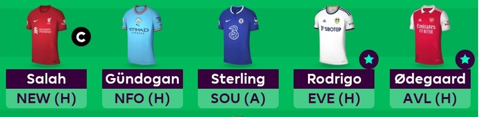 FPL GW5 Scout Picks- Midfielders