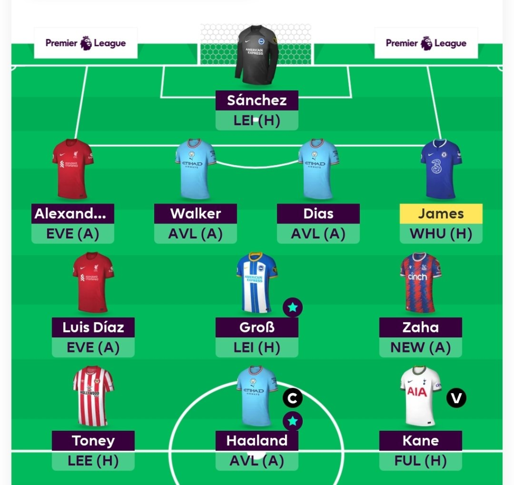 Full Provisional FPL GW6 Scout Picks Squad