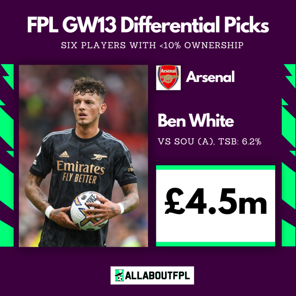 FPL GW13 Differential Picks- White