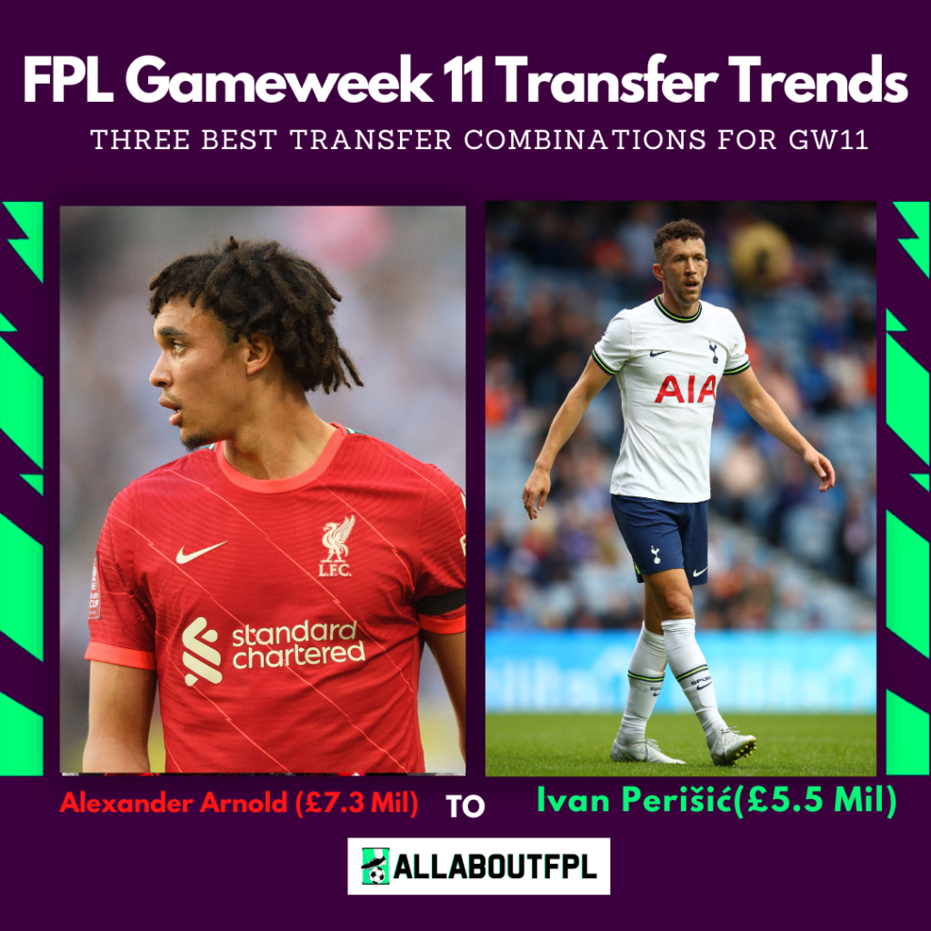 FPL GW11 Tips - Best Transfer Combinations- TAA to Perisic