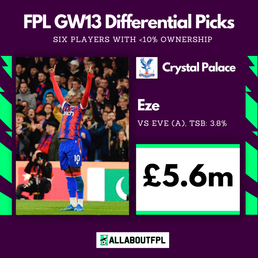 FPL GW13 Differential Picks- Eze