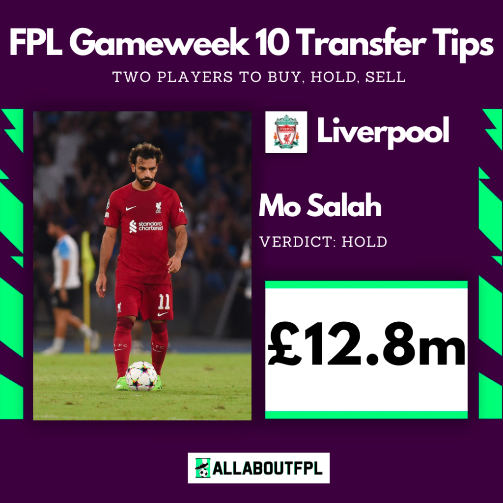 FPL Gameweek 10 Transfer Tips: Two players to HOLD ~ Mo Salah 