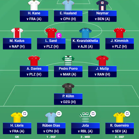 UCL Fantasy MD3 Wildcard Draft 3